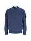 Stone Island Crew Neck Sweater In Blue