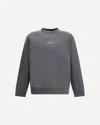 Stone Island Sweatshirt With Industrial Flow Print In Gray