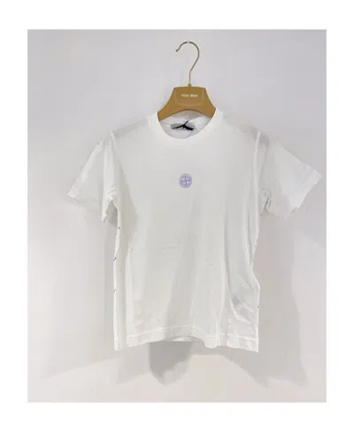 Stone Island Logo T-shirt In White