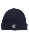 STONE ISLAND STONE ISLAND LOGO WOOL BEANIE