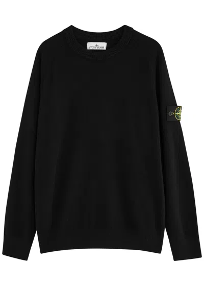 STONE ISLAND STONE ISLAND LOGO WOOL JUMPER