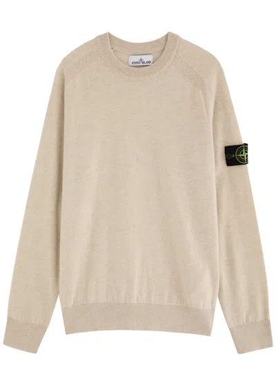 STONE ISLAND STONE ISLAND LOGO WOOL JUMPER