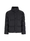 Stone Island Down Jacket In Lightweight Recycled Nylon Reps In Black