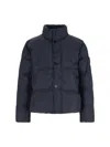 Stone Island Down Jacket In Lightweight Recycled Nylon Reps Jackets Blue