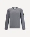 Stone Island Certified Virgin Wool Sweater In Gray