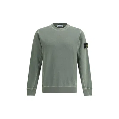 STONE ISLAND LOGOED SWEATSHIRT