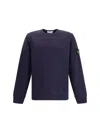 Stone Island Logoed Sweatshirt In Purple