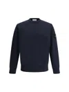 Stone Island Logoed Sweatshirt In Blu