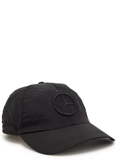 Stone Island Logo-embroidered Nylon Cap In Yellow