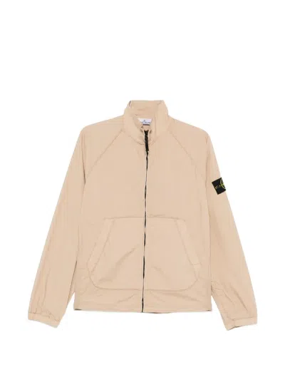 Stone Island Logo-patch Jacket In Multi