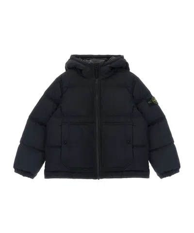 Stone Island Junior Coat Kids In Blue