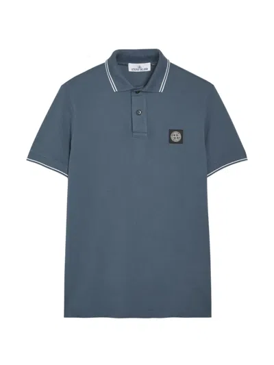 Stone Island Cotton Slim-fit Short-sleeve Polo In Multi
