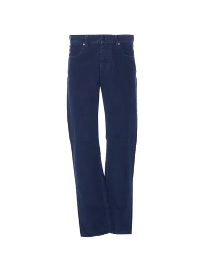Stone Island Logo-patch Straight-leg Jeans In Blue