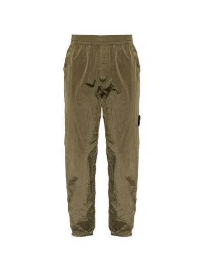 Stone Island Nylon Metal Ankle-zip Cargo Pants In Green