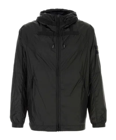 STONE ISLAND HOODED WINDBREAKER