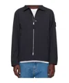 Stone Island Navy Q100003 Soft Shell Jacket In Blue