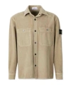 Stone Island Long Sleeve Casual Jacket In Brown