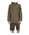 Stone Island Long Sleeve Casual Jacket In Military Green