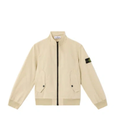 Stone Island Long Sleeve Casual Jacket In Nude