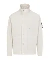 Stone Island Logo Patch High-neck Jacket In Nude