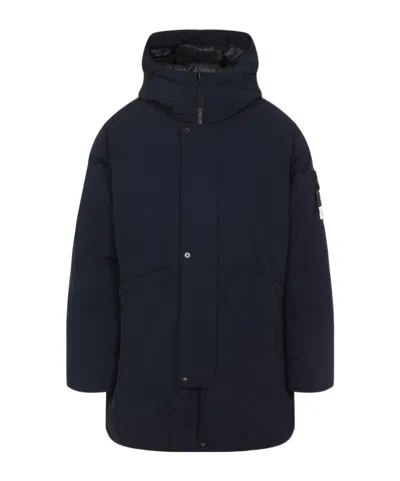 STONE ISLAND STONE ISLAND LOGO PATCH HOODED JACKET