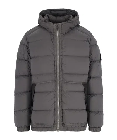 STONE ISLAND SEAMLESS TUNNEL HOODED PUFFER JACKET