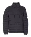 Stone Island Seamless And Anti-drop Hooded Down Jacket Clothing In Black