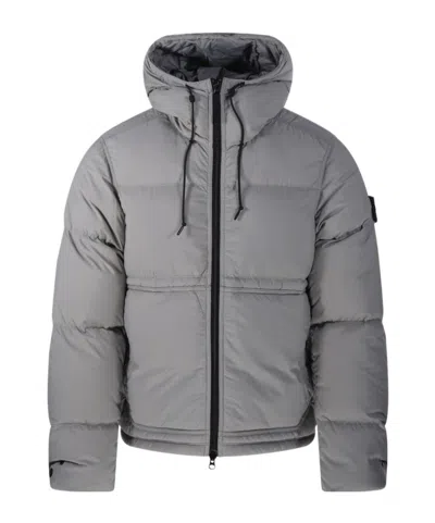 STONE ISLAND LONG SLEEVE COTTON COAT
