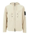 Stone Island Short Parka In Nude