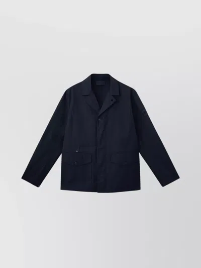 Stone Island Long Sleeve Point Collar Flap Pocket Jacket