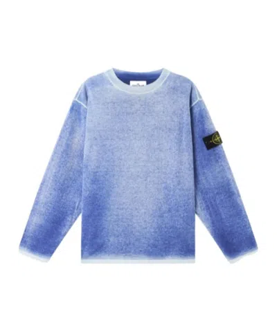 STONE ISLAND STONE ISLAND LOGO PATCH CREWNECK JUMPER