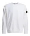 Stone Island Compass-badge Jersey-knit Jumper In White