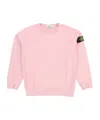 Stone Island Long Sleeve Sweatshirt In Pink