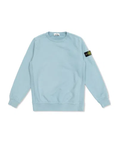 Stone Island Long Sleeve Sweatshirt In Blue