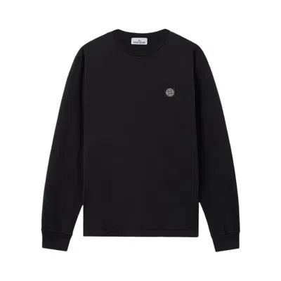 Pre-owned Stone Island Long-sleeve T-shirt 'black' | Men's Size L