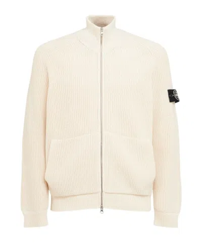 Stone Island Long-sleeved Cardigan In Multi