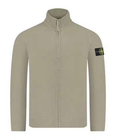 Stone Island Long-sleeved Cardigan In Neutral