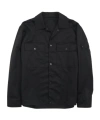 Stone Island Long-sleeved Casual Jacket In Black