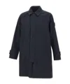 Stone Island Long-sleeved Casual Jacket In Blue