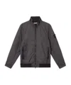 Stone Island Long-sleeved Casual Jacket In Gray