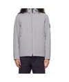 Stone Island Gray 40627 Soft Shell-r Primaloft Insulated Jacket In Gray