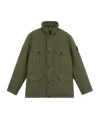 Stone Island Long-sleeved Casual Jacket In Green