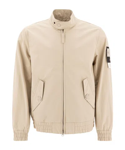 Stone Island Long-sleeved Casual Jacket In Nude