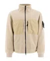 Stone Island 46753 Cotton Pile With Nylon-tc In White