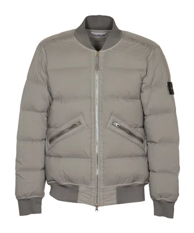 Stone Island Long-sleeved Cotton Clothes In Gray