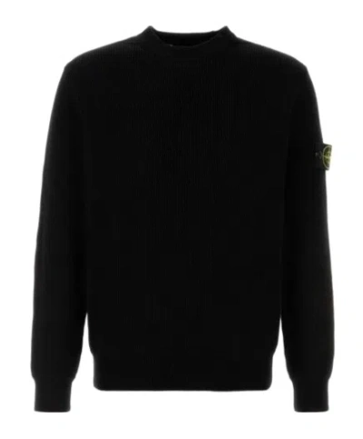STONE ISLAND STONE ISLAND LONG-SLEEVED CREWNECK JUMPER