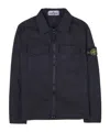 Stone Island Long-sleeved Jacket In Black