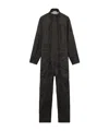 Stone Island Lightweight Nylon Canvas Jumpsuit In Gray