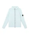 Stone Island 5100006 Gauzed Effect Soft Organic Cotton And Nylon In Blue