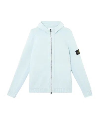 STONE ISLAND LONG-SLEEVED KNITTED CARDIGAN